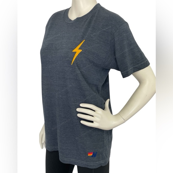 ⚡️AVIATOR NATION • BOLT TEE - Charcoal Grey - Picture 2 of 14